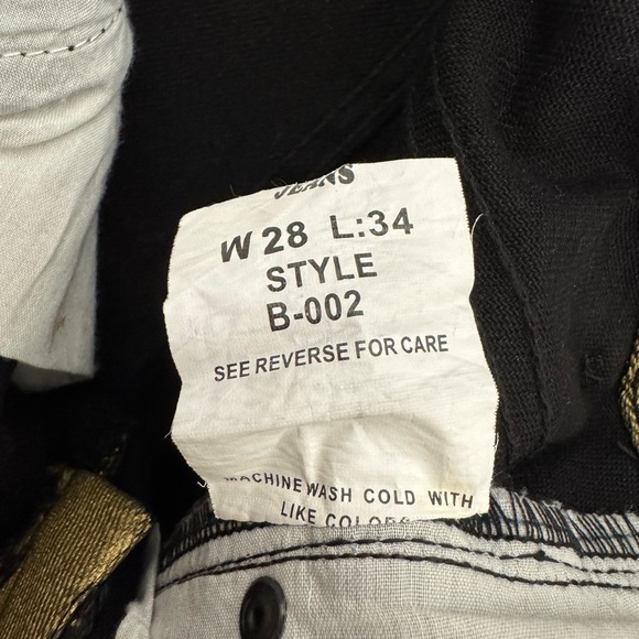 *NEW* One Teaspoon Gold Coated Jeans - Picture 7 of 11